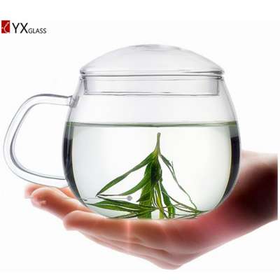 New design pyrex borosilicate glass drinking mugs