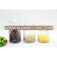 Top Quality Kitchenware Glass Storage Jar, Glass Food Canister,Glass Food/tea Jar With Glass Lid